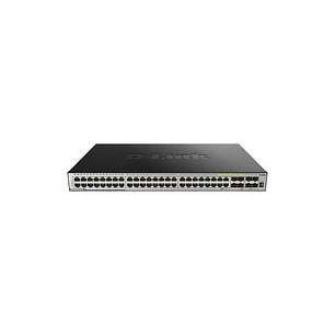 D-Link Switch Gestionable 44 Puertos 10/100/1000 BASE-T + 4 Puertos Combo 1000 BASE-T/SFP + 4 Puertos 10GbE SFP+