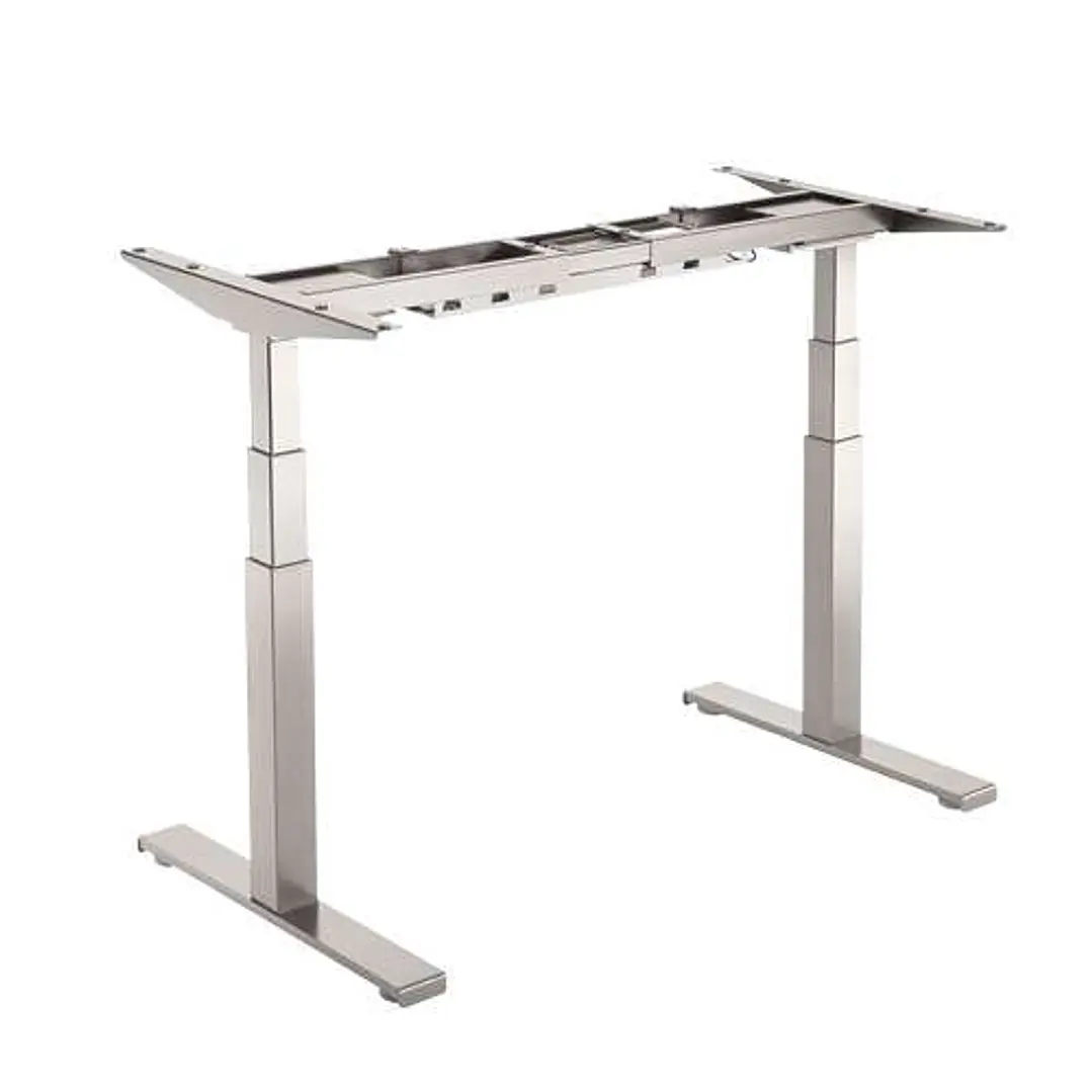 Fellowes Estructura Metalica Plata Mesa Regulable en Altura Cambio - 3 Configuraciones de Memoria - Altura de 645 mm a 1305 mm - Maxima Seguridad 1