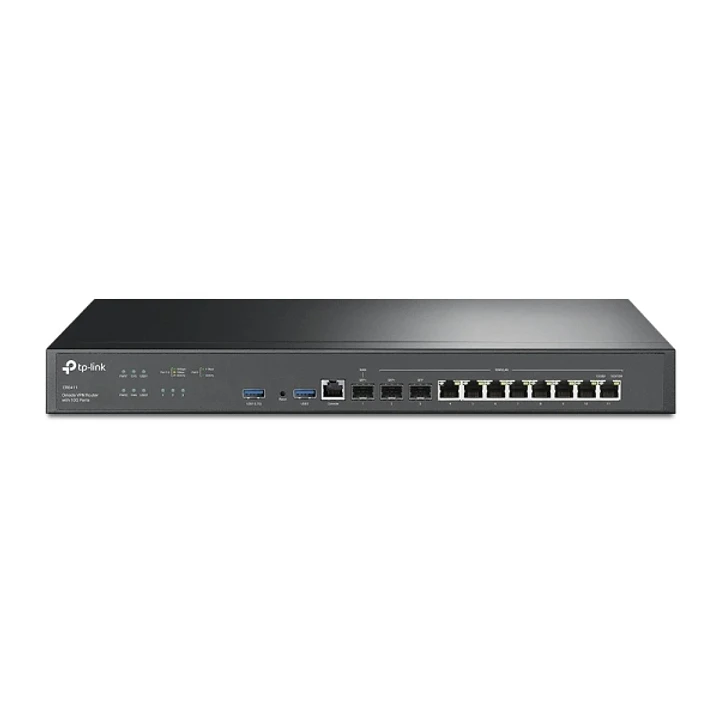 TP-Link Omada ER8411 Router Gigabit - 8x RJ45 - 3xSFP - 2xUSB-A - VPN - Balanceo de Carga - Carcasa de Acero - RAM de 4GB - Sistema NAT - Gestion Cent 1
