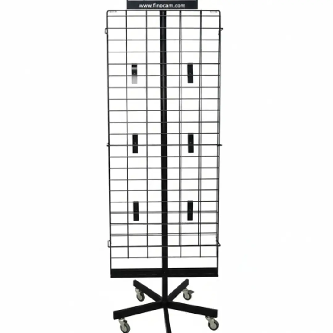 Finocam Expositor Vacio de Pie Metalico para Calendarios - 5 ruedas - Giratorio - Color Surtidos 1