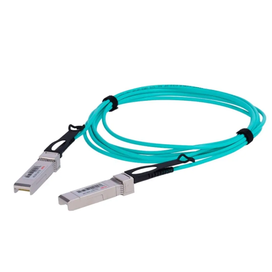 Ruijie XG-SFP-AOC3M Cable de Fibra Optica AOC - SFP+ - 3 Metros - 10 Gbps por Canal - Color Turquesa 1
