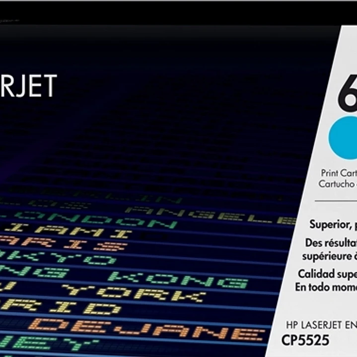 HP CE271A Cyan Cartucho de Toner Original - 650A 1