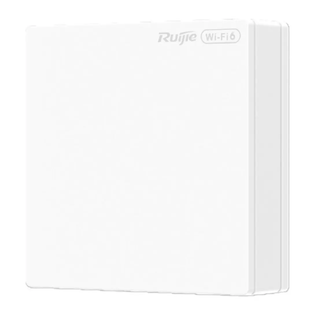 Ruijie RG-RAP62-Wall-Lite Punto de Acceso de Doble Radio - Montaje Pared - 1x 1GE LAN/WAN - PoE - 3Gbps - WiFi 6 AX3000 - Antenas Integradas Omnidirec 1