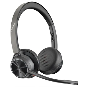 HP Poly Voyager 4320 UC M Auriculares con Microfono Bluetooth - Almohadillas Acolchadas - Controles en Auricular- Color Negro