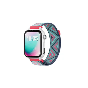 Savefamily Reloj Inteligente Smartwatch Infantil SaveWatch Plus 2 - Pantalla Amoled - Carcasa Blanca - Correa Silicona Lollipop