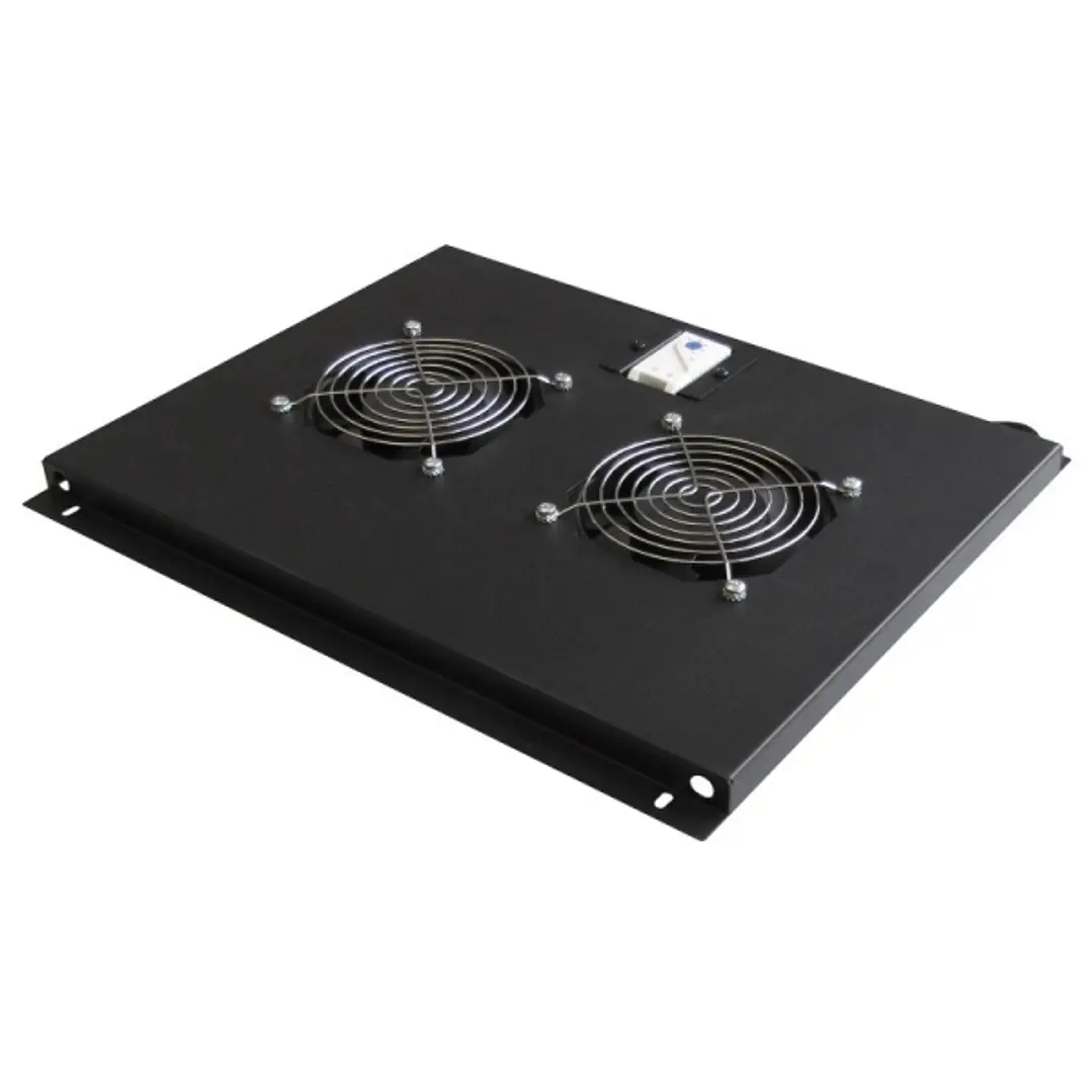WP Termostato para Armarios de la Serie RNA con 2 Ventiladores - 475x55x400mm - Color Negro 1