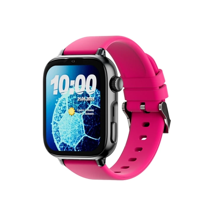 Savefamily Reloj Inteligente Smartwatch Infantil SaveWatch Plus 2 - Pantalla Amoled - Carcasa Negra - Correa Silicona Lollipop 1
