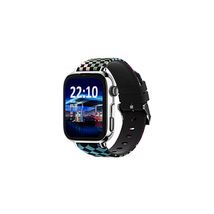 Savefamily Reloj Inteligente Smartwatch Infantil SaveWatch Plus 2 - Pantalla Amoled - Carcasa Plateada - Correa Silicona Loop