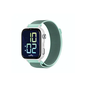 Savefamily Reloj Inteligente Smartwatch Infantil SaveWatch Plus 2 - Pantalla Amoled - Carcasa Blanca - Correa Tela Ocean