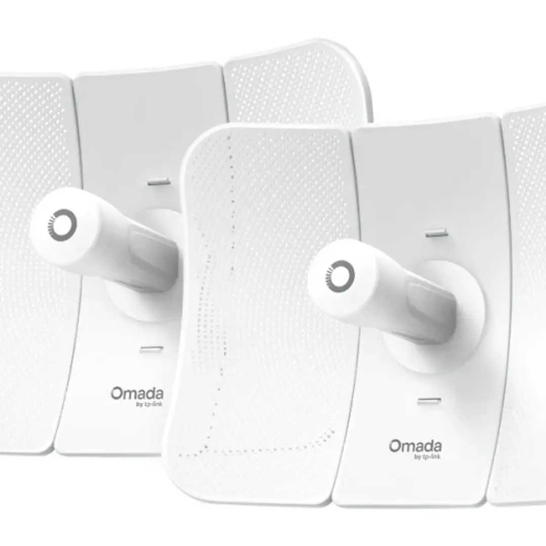 TP-Link Omada Beam Bridge 5 UR KIT Pack de 2 Antenas Direccionales - Velocidad hasta 1Gbps - Puente Inalambrico hasta 15km - IP65 - WiFi - Ethernet -  1