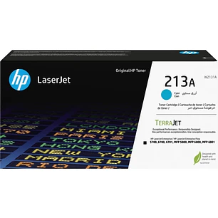 HP W2131A Cyan Cartucho de Toner Original - 213A