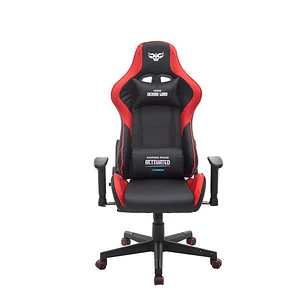 Cromad Serie Demon Lord Silla Gaming - Estructura Robusta - Piel Sintetica de Alta Calidad - Altura Regulable con Piston de Gas Clase 2 - Respaldo Rec
