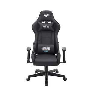 Cromad Serie Demon Lord Silla Gaming - Estructura Robusta - Piel Sintetica de Alta Calidad - Altura Regulable con Piston de Gas Clase 2 - Respaldo Rec