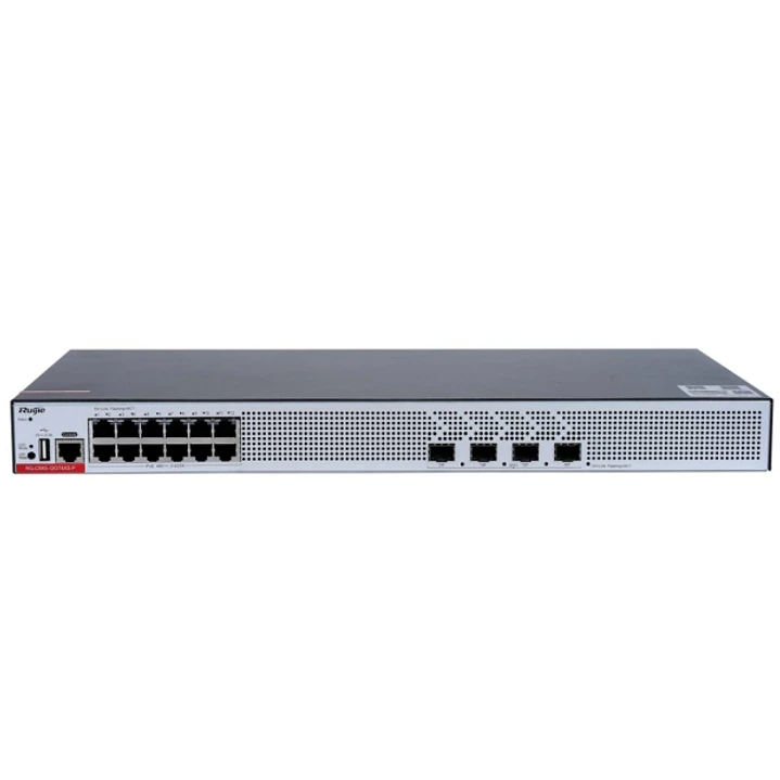 Ruijie RG-CS83-12GT4XS-P Switch - 12 Puertos Ethernet hasta 1Gbps - 4x SFP+ hasta 10Gbps - PoE/PoE+ hasta 370W - Fuente de Alimentacion Fija - Color N 1