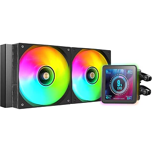 Mars Gaming ML-VISIONPRO240 Kit de Refrigeracion Liquida - Potencia 500W - Iluminacion ARGB - Bomba Opti-Chamber - Color Negro