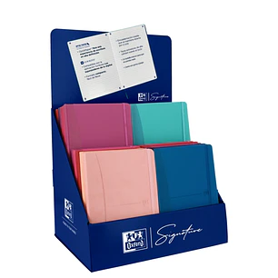 Oxford Signature Expositor de Sobremesa Surtido A5 - Diseño Elegante - Incluye Hojas Lisas y con Puntos - Ideal para Tomar Notas y Hacer Bocetos