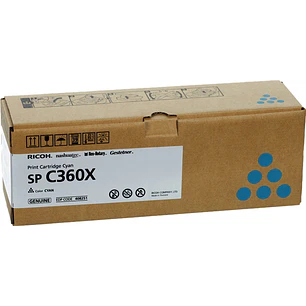 Ricoh Aficio SP-C361 Cyan Cartucho de Toner Original - 408251/SPC360X