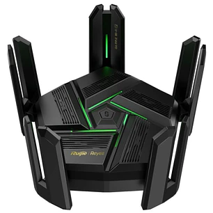 Ruijie RG-EW7200BE PRO Router de Doble Banda - 9 Puertos - WiFi 7 BE7200 - Velocidad Inalambrica hasta 7.2Gbps - Soporte Mesh - Gestion en la Nube - C