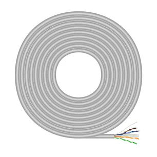 Aisens Bobina de Cable de Red Rj45 Cat.6 UTP Rigido AWG23 CCA (Aleacion) - 500m - Color Gris
