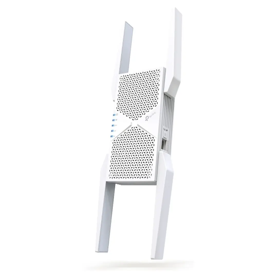 TP-Link RE655BE Repetidor WiFi 7 Tribanda BE9300 - Velocidad 9.3Gbps - 4 Antenas Externas - Configuracion Sencilla con WPS o App - Ethernet - MLO - Co 1
