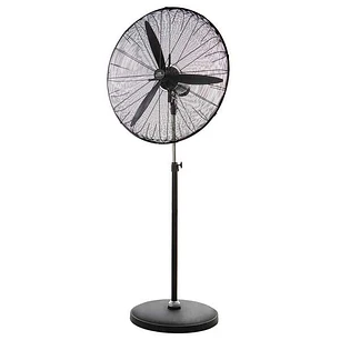 Orbegozo PWS 0168 Ventilador Industrial de Pie Potente y Portatil - Potencia de 150W - Oscilacion y Altura Regulable - Mando a Distancia - Asa de Tran