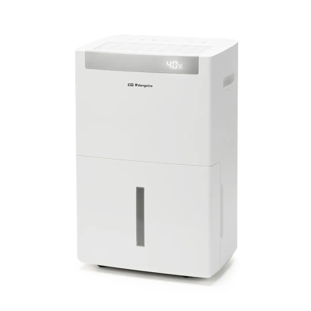 Orbegozo DH 5000 Deshumidificador - Potencia 630W - Absorbe 50 L/Dia - Deposito de 6.5L - Respetuoso con el Medio Ambiente - Temporizador - Ruedas y A 1