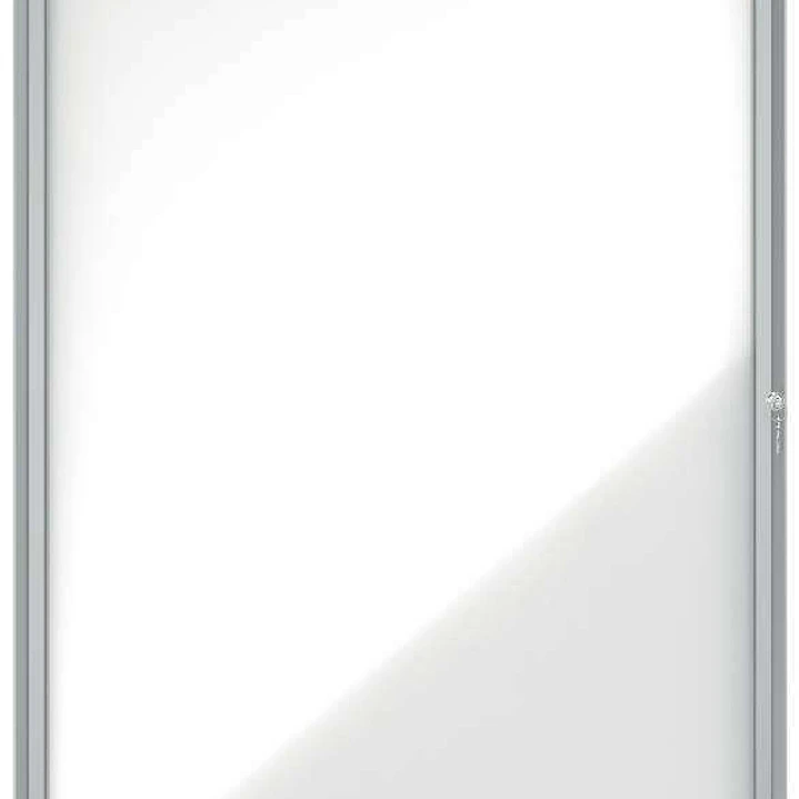 Nobo Vitrina Exteriores 9 Hojas A4 Superficie Blanca Magnetica 45mm - Marco de Aluminio - Color Blanco 1