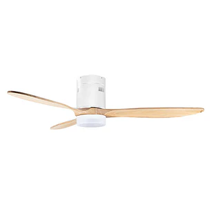 Orbegozo CP 114132 Ventilador de Techo Moderno - Potente Motor DC - Luz LED Ajustable - Funcion Reversible para Invierno y Verano - Mando a Distancia 