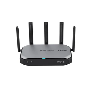 Ruijie RG-EG105GW-X Router de Doble Banda - 5 Puertos de 1Gbps - WiFi 6 AX3000 - Velocidad hasta 3Gbps - Carcasa Metalica - Soporte Mesh - Gestion con