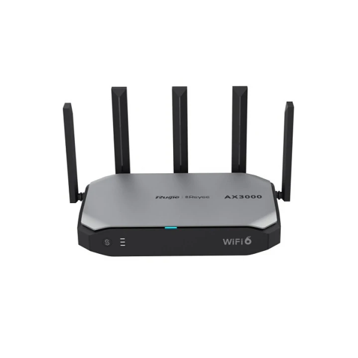 Ruijie RG-EG105GW-X Router de Doble Banda - 5 Puertos de 1Gbps - WiFi 6 AX3000 - Velocidad hasta 3Gbps - Carcasa Metalica - Soporte Mesh - Gestion con 1