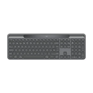 Logitech Signature Slim Solar+ K980 Teclado Inalambrico Español QWERTY - Carga Solar Automatica con Tecnologia LightCharge - Conectividad Dual Logi Bo