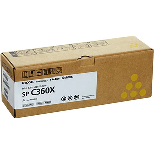 Ricoh Aficio SP-C361 Amarillo Cartucho de Toner Original - 408253/SPC360X
