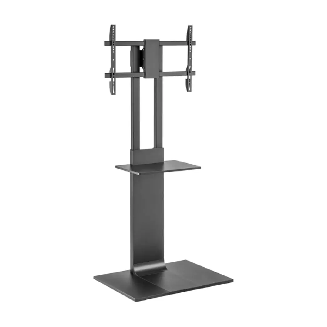 Aisens Soporte de Suelo para TV 37-86 - Acero Alta Resistencia - Bandeja - Vesa Maximo 600x400mm - Carga Maxima 50Kg - Color Negro 1