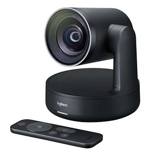 Logitech Rally Camara para Videoconferencias PTZ Ultra HD 4K USB-C 3.0 - Control Automatico - Indicador LED de Silencio - Mando a Distancia - Color Ne