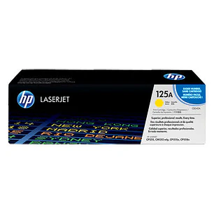 HP CB542A Amarillo Cartucho de Toner Original - 125A
