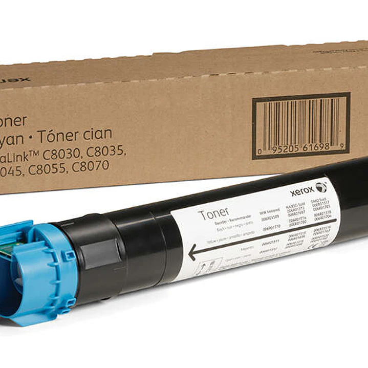 Xerox Altalink C8030/C8035/C8045/C8055/C8070 Cyan Cartucho de Toner Original - 006R01698 1