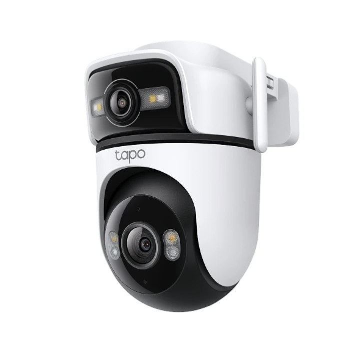 TP-Link Tapo C545D Camara de Seguridad Exterior - 2K QHD - 2 Lentes - IP66 - WiFi - Ethernet - Resolucion 3Mpx - Vision Nocturna - Audio Bidireccional 1