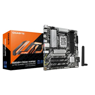 Gigabyte B860 DS3H Placa Base Intel 1851 4x DDR5 - M.2, SATA, PCIe3.0 - HDMI, VGA, DP, RJ-45, USB 3.2 - MicroATX
