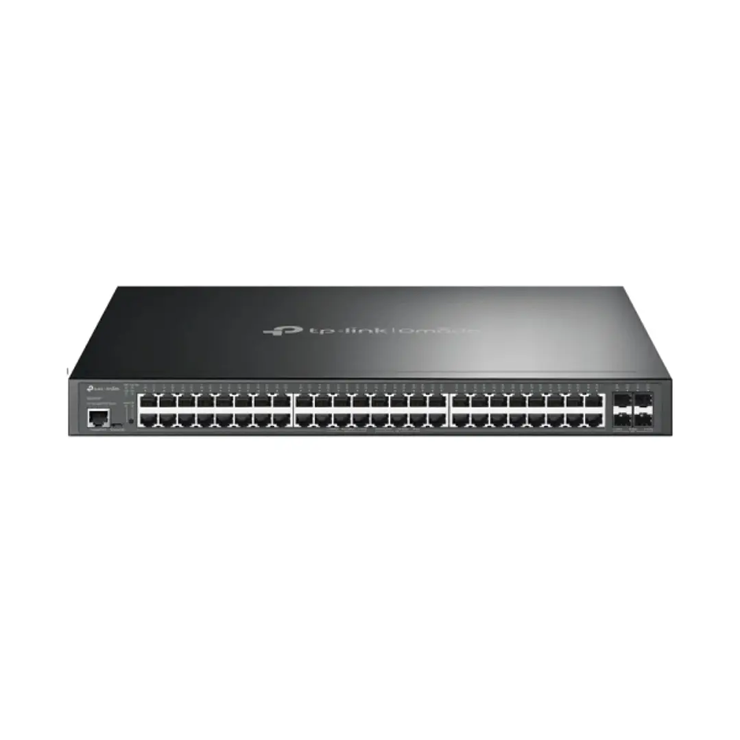 TP-Link Omada SG3452XP Switch 52 Puertos - Gestionado - 48xRJ45 PoE+ 1Gbps - 4xSFP+ 10Gbps - Soporta QOS - Conmutacion hasta 176Gbps - Carcasa Metalic 1