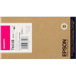 Epson T603B Magenta Cartucho de Tinta Original - C13T603B00