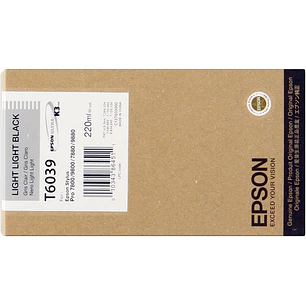 Epson T6039 Negro Light Light Cartucho de Tinta Original - C13T603900
