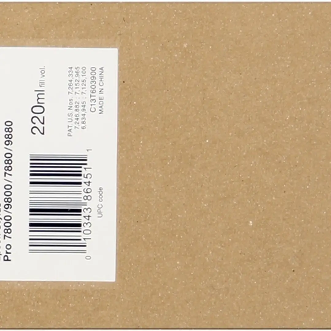 Epson T6039 Negro Light Light Cartucho de Tinta Original - C13T603900 1