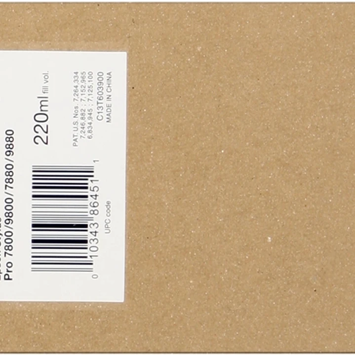 Epson T6039 Negro Light Light Cartucho de Tinta Original - C13T603900 1