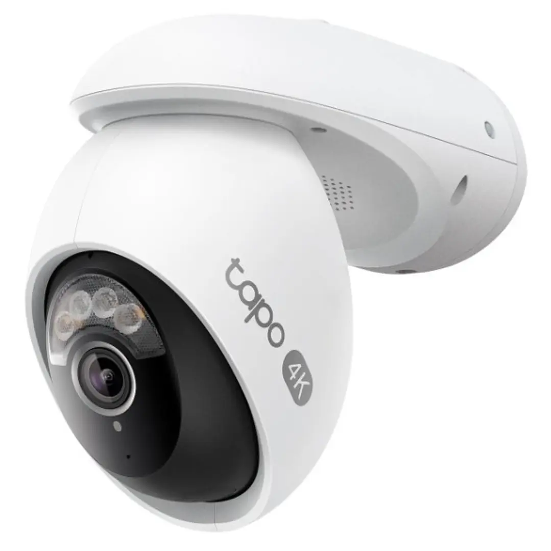 TP-Link Tapo TC46 Camara de Seguridad para Exterior - IP66 - WiFi - Ethernet - Resolucion de 8Mpx - Vision Nocturna - Audio Bidireccional - Color Blan 1