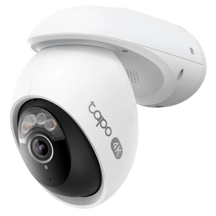TP-Link Tapo TC46 Camara de Seguridad para Exterior - IP66 - WiFi - Ethernet - Resolucion de 8Mpx - Vision Nocturna - Audio Bidireccional - Color Blan 1
