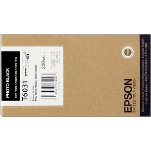 Epson T6031 Negro Photo Cartucho de Tinta Original - C13T603100