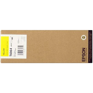 Epson T6064 Amarillo Cartucho de Tinta Original - C13T606400