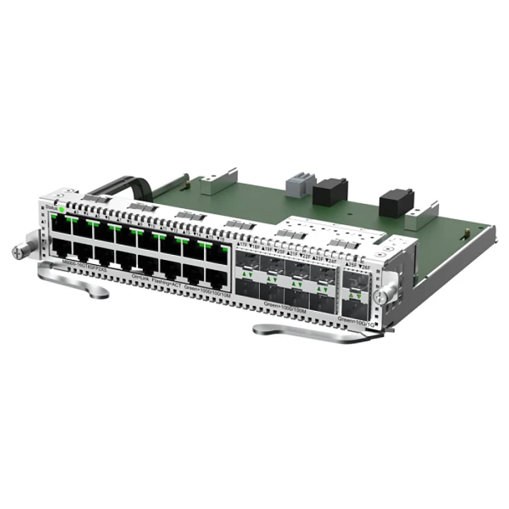 Ruijie M6000-16GT8SFP2XS Tarjeta Switch de Expansion Mixta para Chasis - 16 Puertos Ethernet hasta 1Gbps - 8x SFP hasta 1Gbps - 2x SFP+ hasta 10Gbps - 1