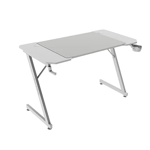Mars Gaming MGD-X120 Mesa Gaming - Soportes Auriculares y Bebidas - Alfombrilla XXL - Estructura Acero - 120x60x1.5cm - Acabado en Fibra de Carbono - 