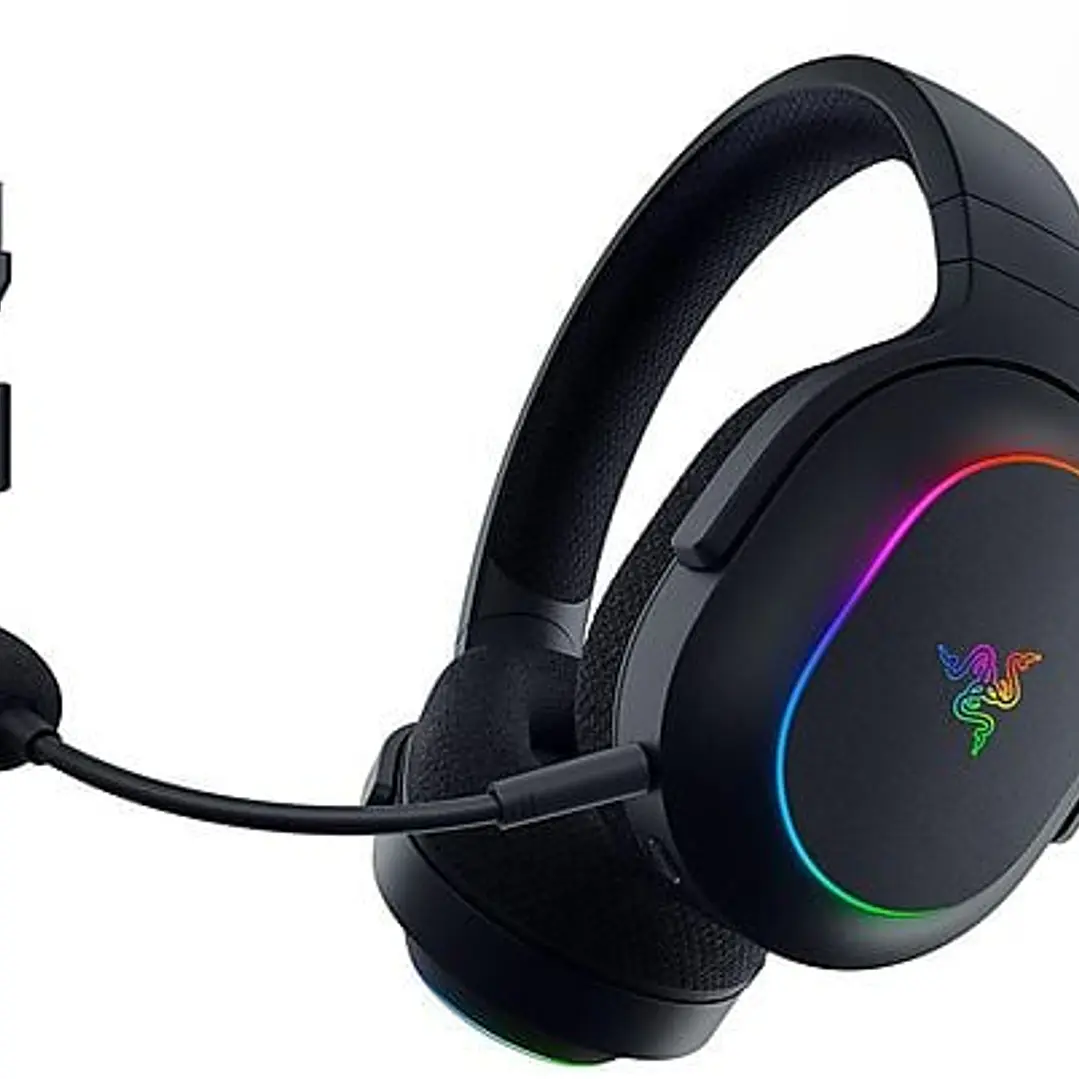 Razer Barracuda X Chroma Auriculares Gaming Inalambricos - Sonido 7.1- Microfono extraible - 2,4GHz Hyperspeed Wireless / Bluethooth 5.3- RGB - Negro 1